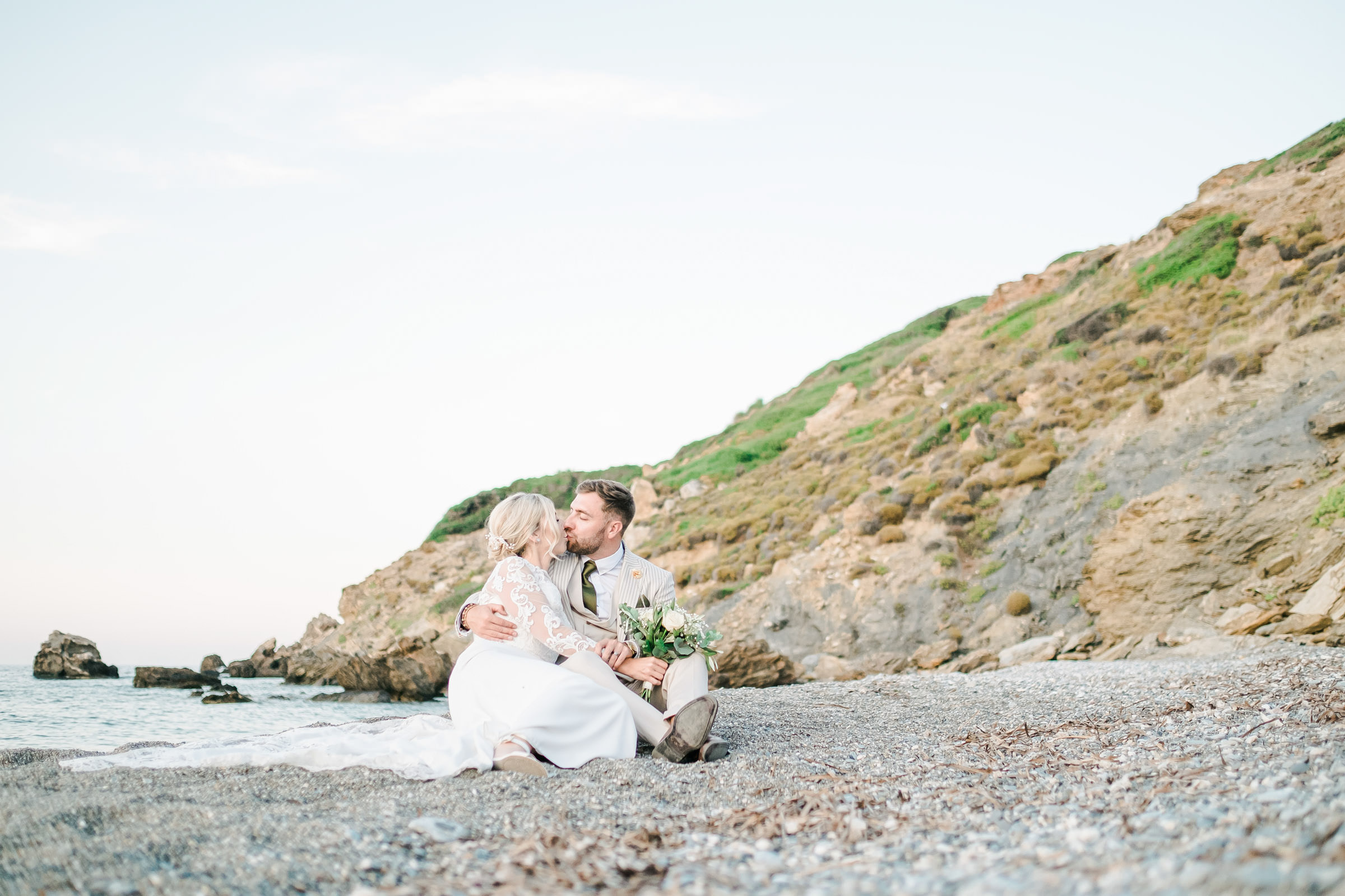 Beach photoshoot Skiathos, Grece