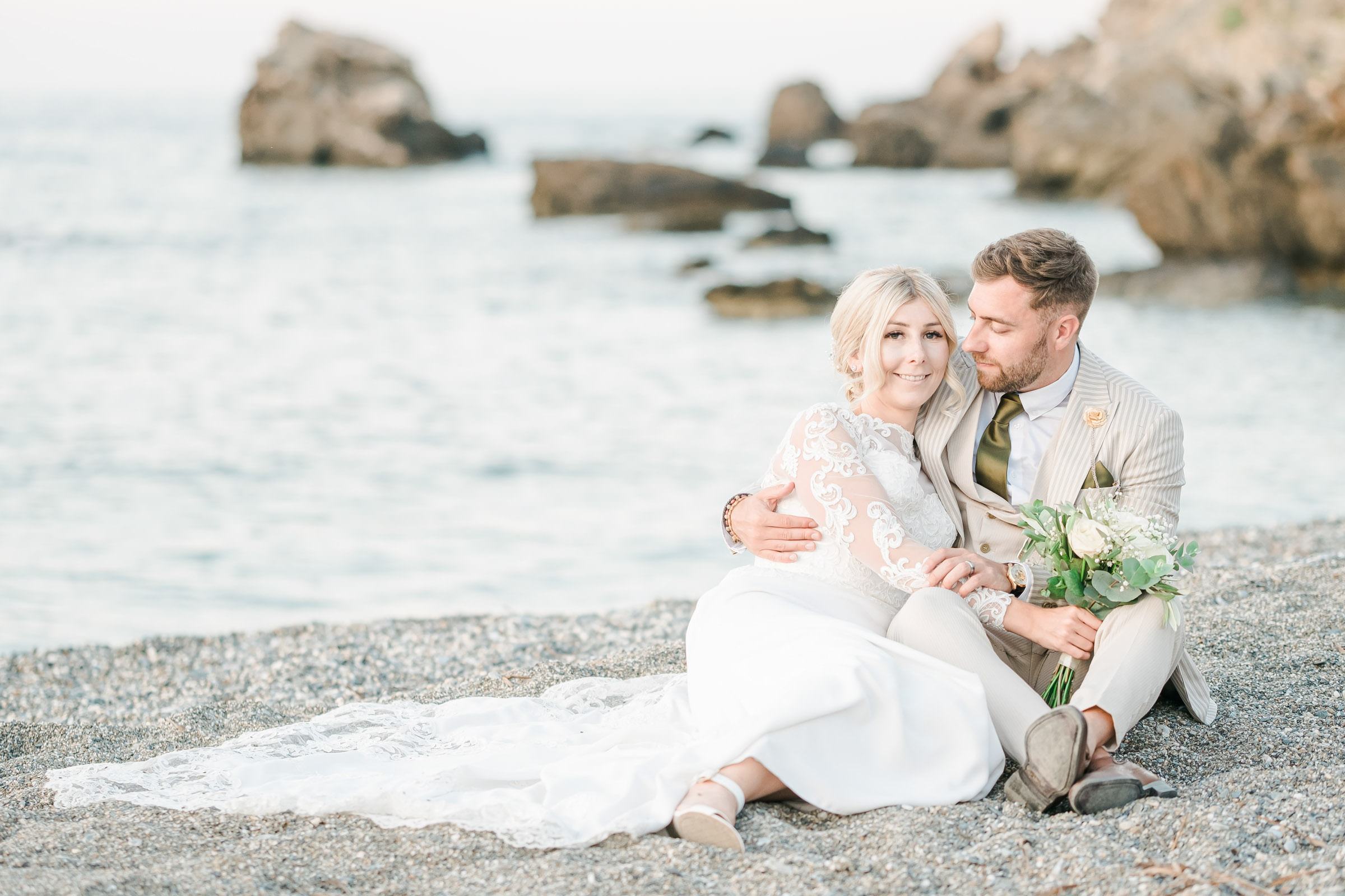 Beach photoshoot Skiathos, Grece