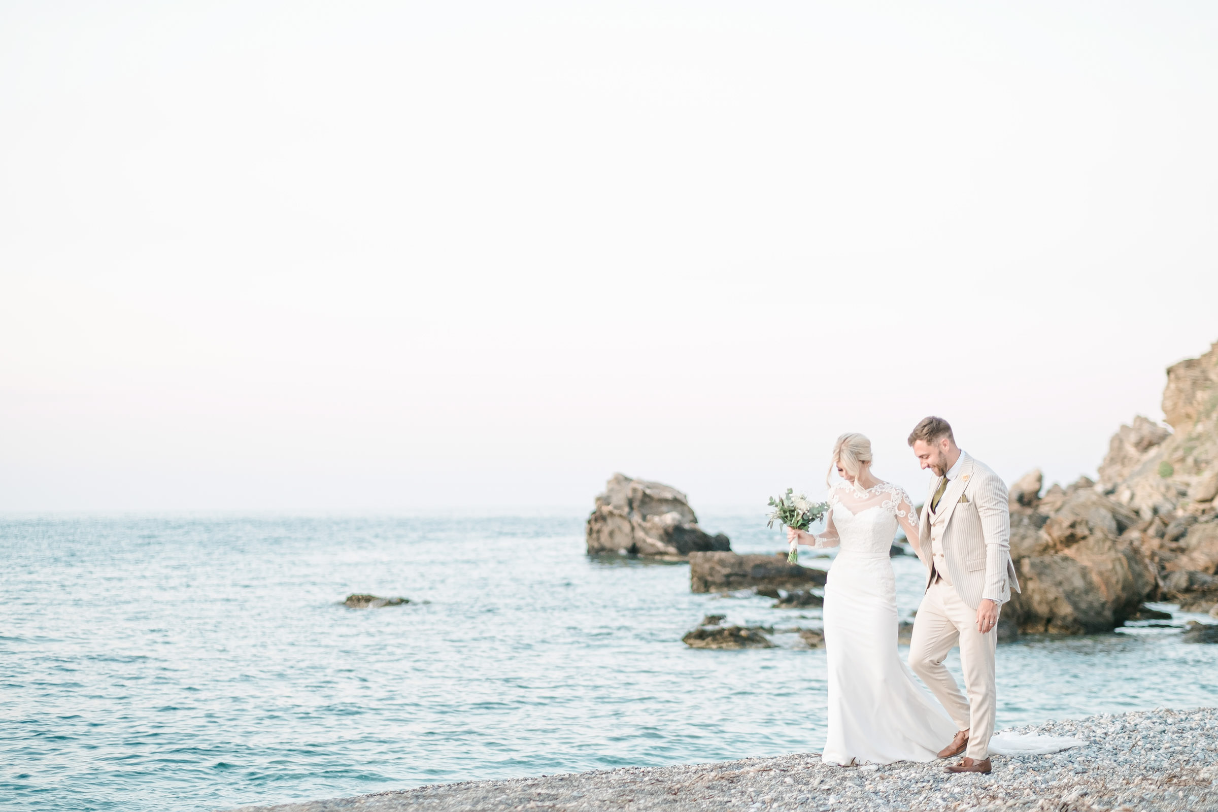Beach photoshoot Skiathos, Grece